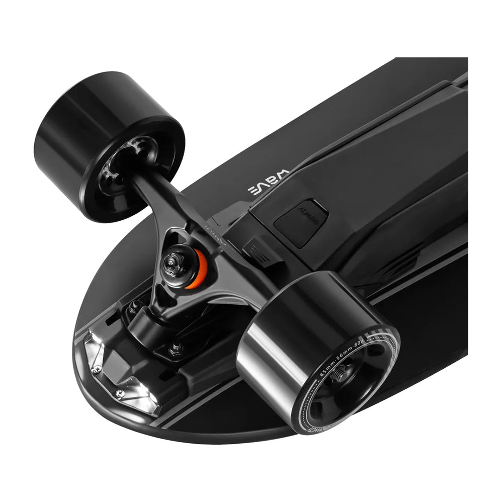 EXWAY WAVE 180WH High-Performance Motorized Hub Motor Travel Skateboard With Add-On 99Wh Battery, 1000W Zoom Parts View