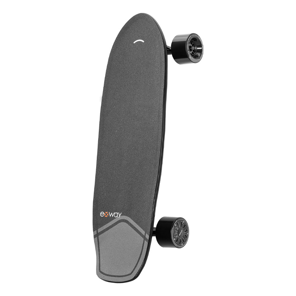EXWAY WAVE 180WH High-Performance Motorized Hub Motor Travel Skateboard With Add-On 99Wh Battery, 1000W Side View