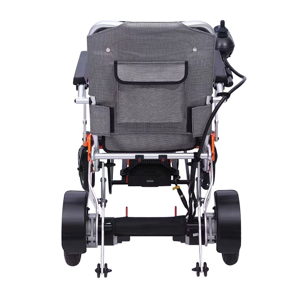 EZG Heavy Duty All Terrain Electric Folding Wheelchair, 300LBS (93158624) - SAKSBY.com - Electric Wheelchairs - SAKSBY.com