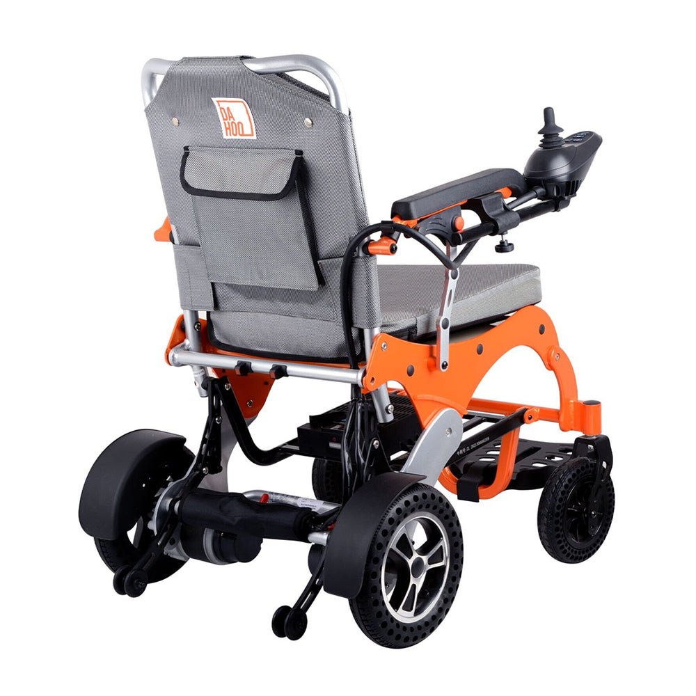 EZG Heavy Duty All Terrain Electric Folding Wheelchair, 300LBS (93158624) - SAKSBY.com - Electric Wheelchairs - SAKSBY.com