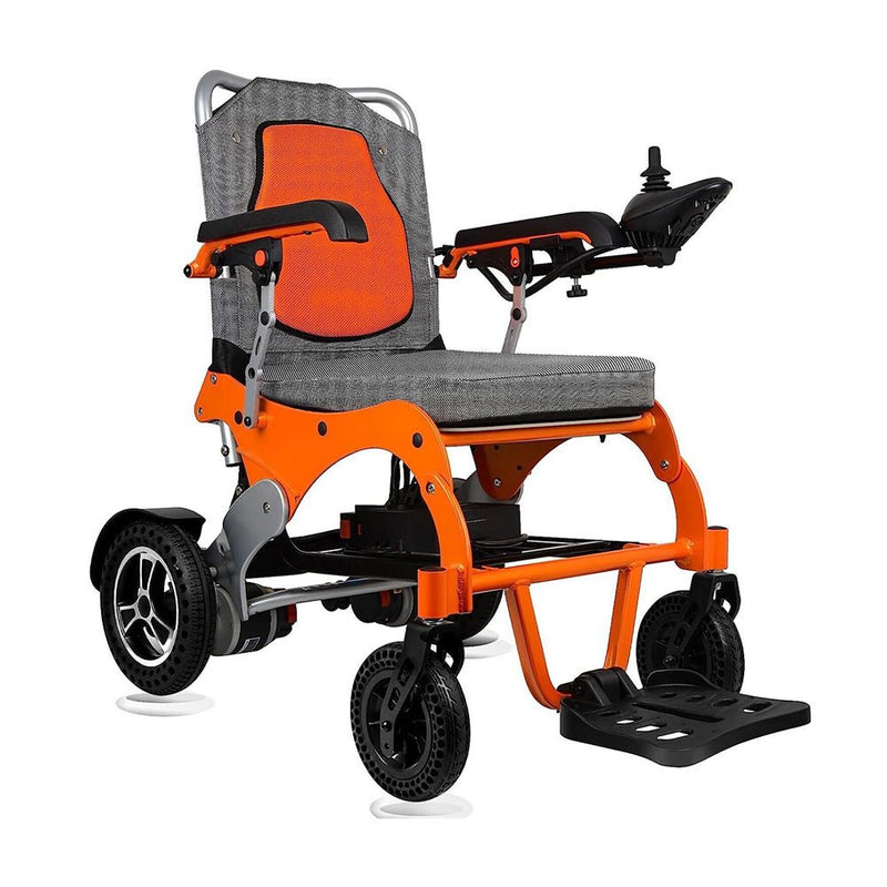 EZG Heavy Duty All Terrain Electric Folding Wheelchair, 300LBS (93158624) - SAKSBY.com - Electric Wheelchairs - SAKSBY.com