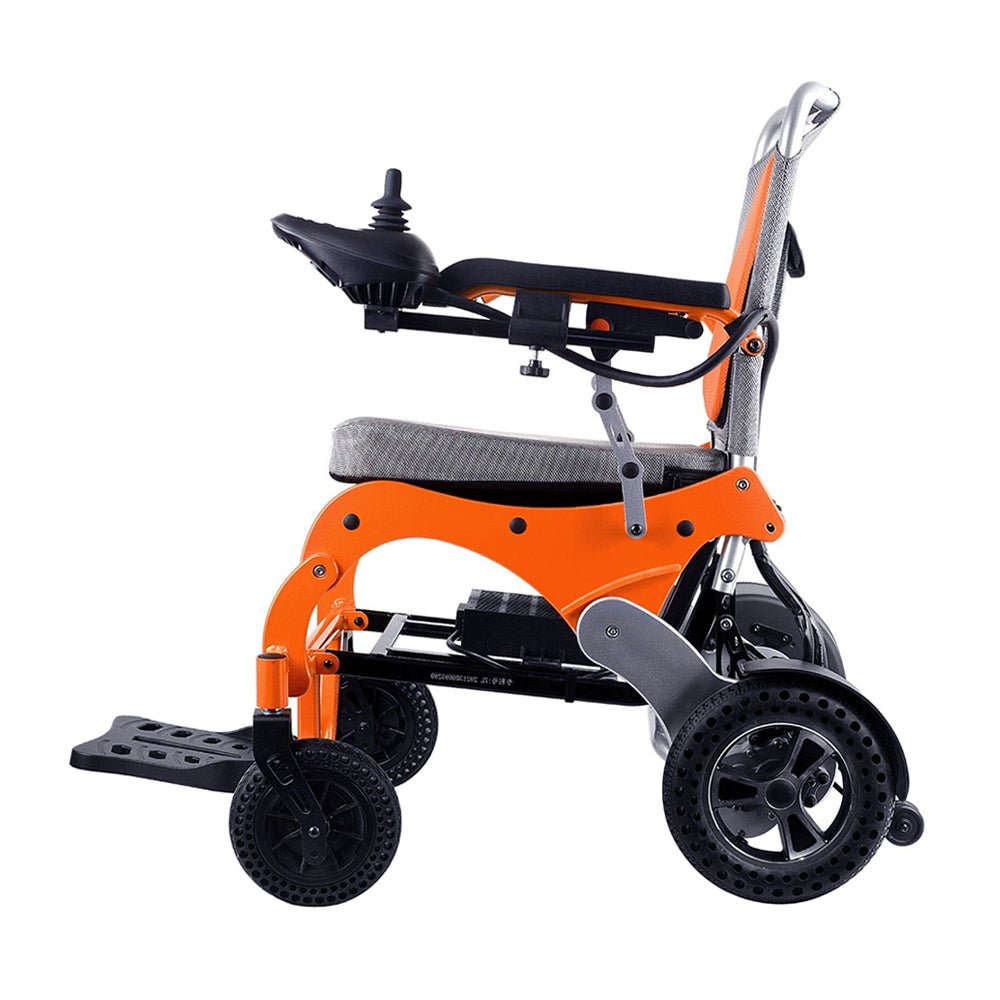 EZG Heavy Duty All Terrain Electric Folding Wheelchair, 300LBS (93158624) - SAKSBY.com - Electric Wheelchairs - SAKSBY.com