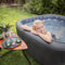 (FREE GIFT - $100 VALUE) MSPA C-TE062 TEKAPO Comfort Series Six-Person Inflatable Square Bubble Spa Hot Tub With 132 Bubble Jets (SAK85362) - SAKSBY.com - Hot Tub - SAKSBY.com