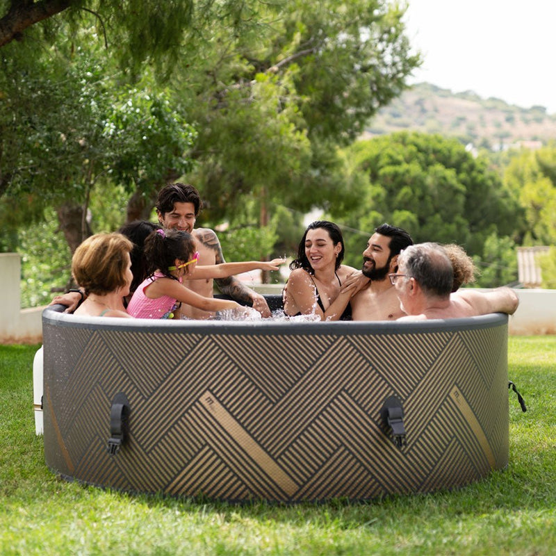 (FREE GIFT - $100 VALUE) MSPA F-MO063W MONO Frame Series Luxury 6-Person Inflatable Round Hot Tub With WIFI Control (SAK75263) - SAKSBY.com - Hot Tub - SAKSBY.com