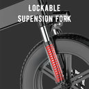FREEGOEV X20 48V/500AH Foldable Electric Fat Tire Bike, 1000W - SAKSBY.com - Electric Bicycles - SAKSBY.com