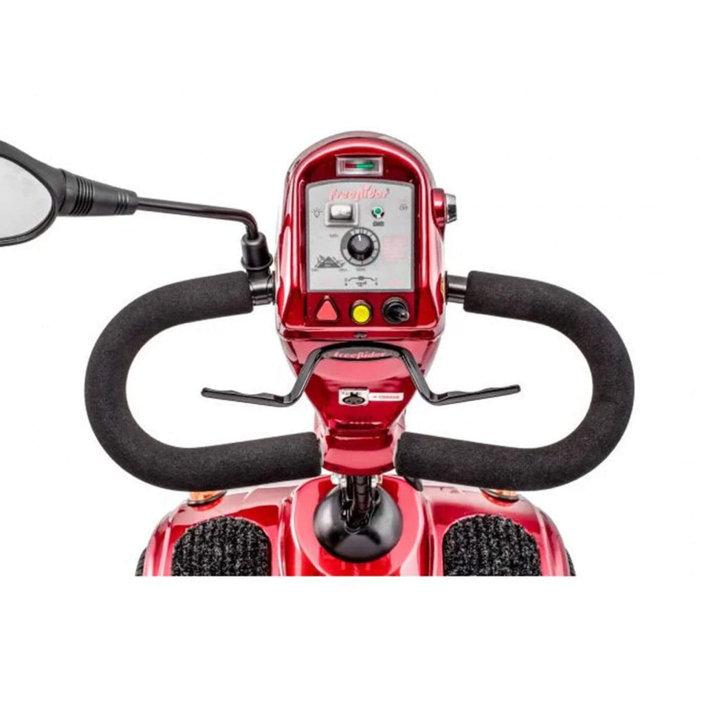 Freerider USA 168-4S II 36/50AH Heavy Duty 4-Wheel All Terrain Electric Powered Mobility Scooter, 460LBS (SAK94175)- Saksby Wholesale - Handle View