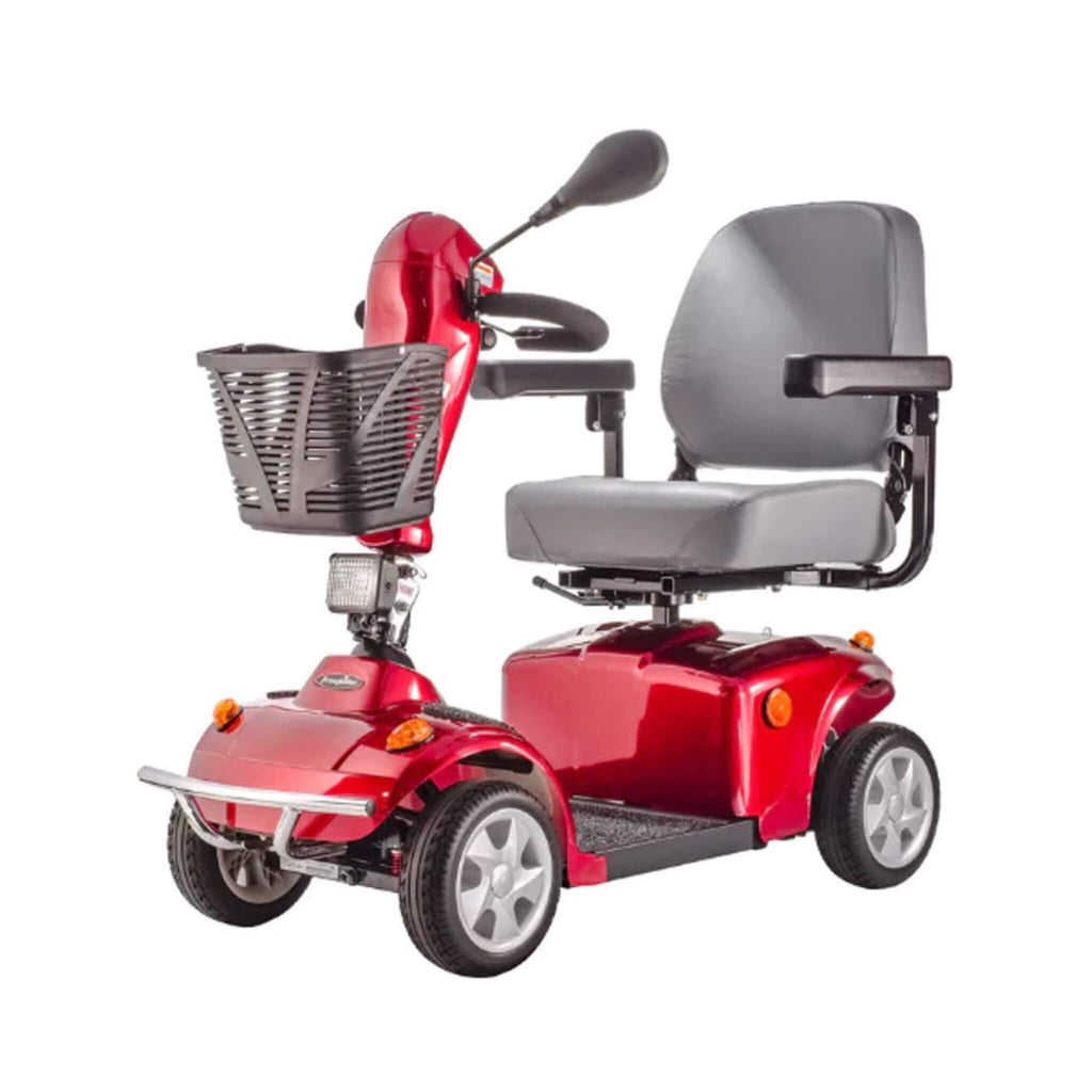 Freerider USA 168-4S II 36/50AH Heavy Duty 4-Wheel All Terrain Electric Powered Mobility Scooter, 460LBS (SAK94175)- Saksby Wholesale - Side Front View