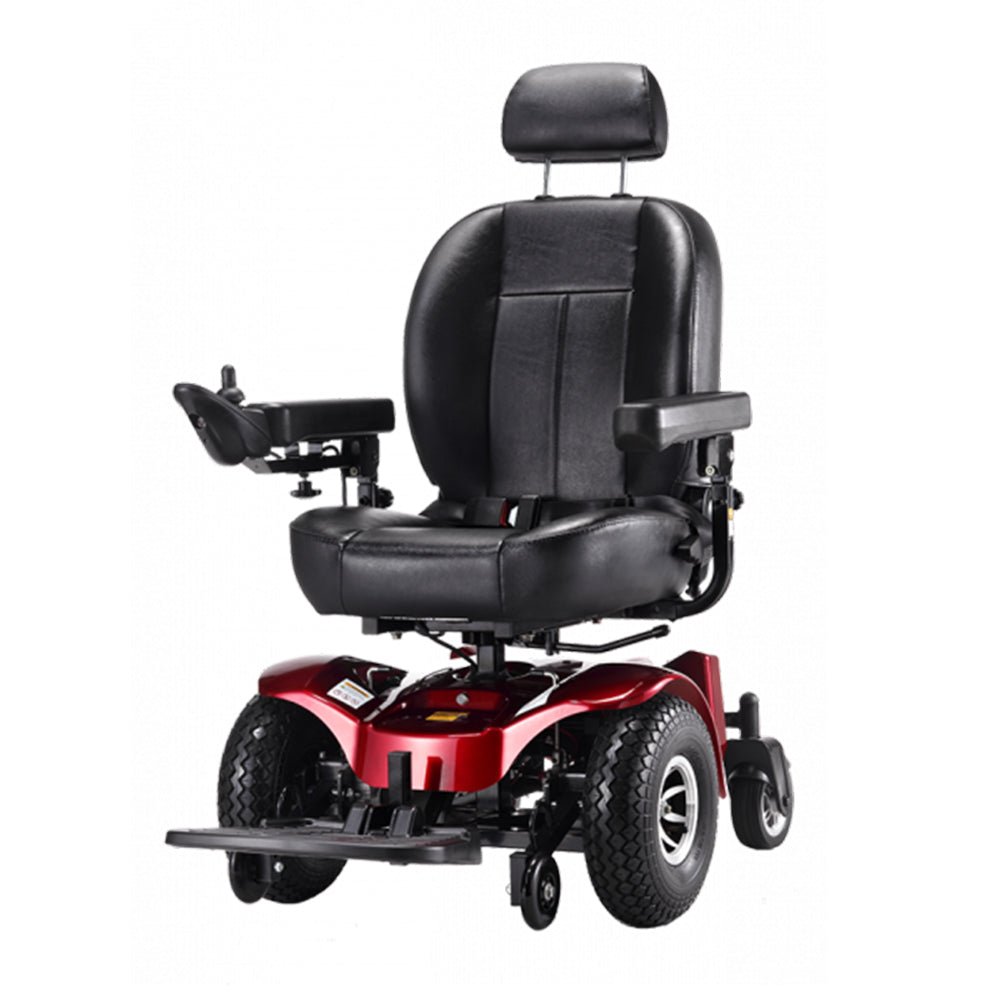 FREERIDER USA APOLLO II 33/55AH Heavy Duty 2WD All Terrain Electric Powered Wheelchair, 470LBS (95861472) - SAKSBY.com - Electric Wheelchairs - SAKSBY.com
