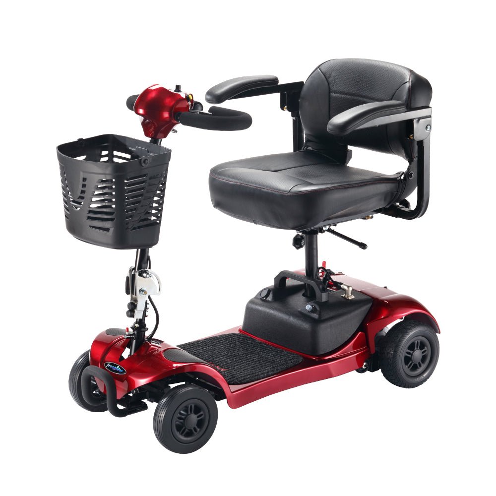 FREERIDER USA ASCOT 4 Advanced Electric Lightweight 4-Wheel Mobility Scooter, 325LBS (96815372) - SAKSBY.com - Mobility Scooters - SAKSBY.com