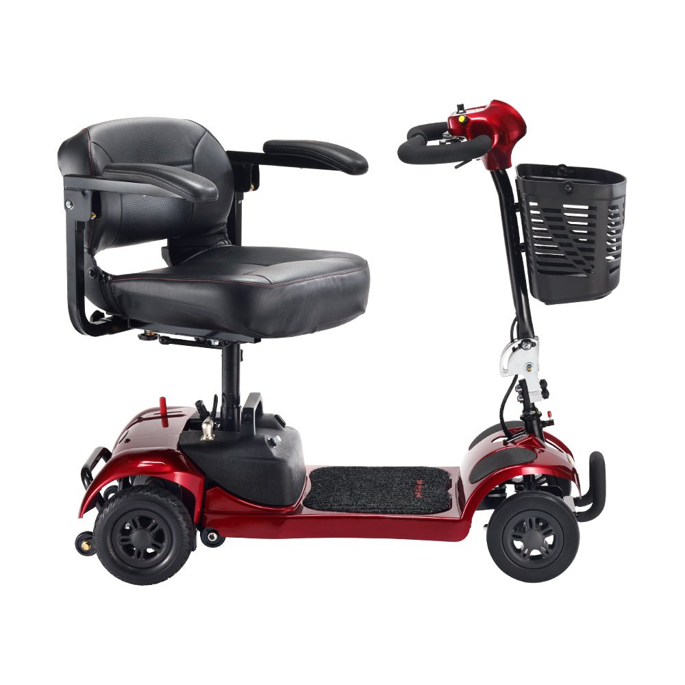 FREERIDER USA ASCOT 4 Advanced Electric Lightweight 4-Wheel Mobility Scooter, 325LBS (96815372) - SAKSBY.com - Mobility Scooters - SAKSBY.com