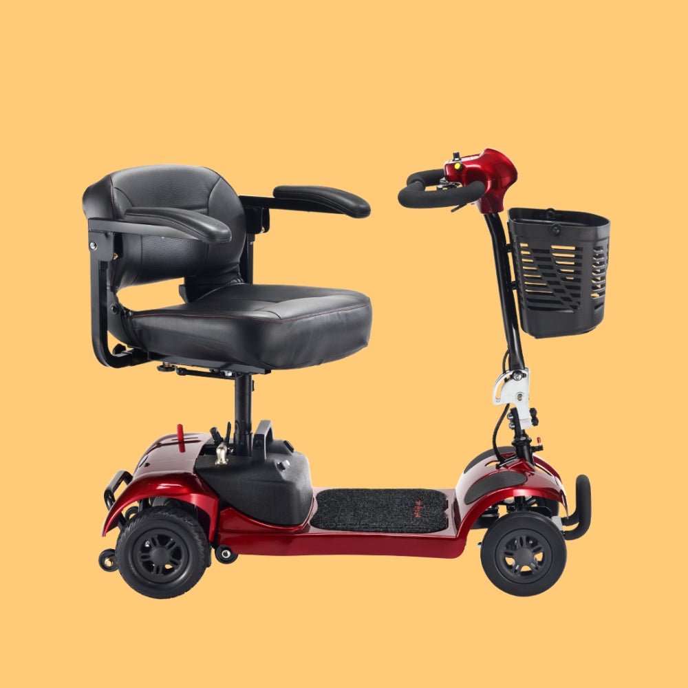 FREERIDER USA ASCOT 4 Advanced Electric Lightweight 4-Wheel Mobility Scooter, 325LBS (96815372) - SAKSBY.com - Mobility Scooters - SAKSBY.com