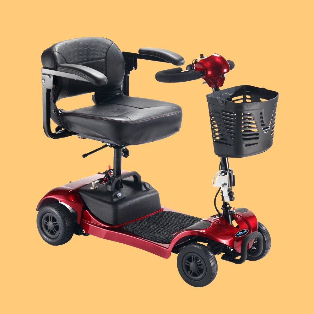 FREERIDER USA ASCOT 4 Advanced Electric Lightweight 4-Wheel Mobility Scooter, 325LBS (96815372) - SAKSBY.com - Mobility Scooters - SAKSBY.com