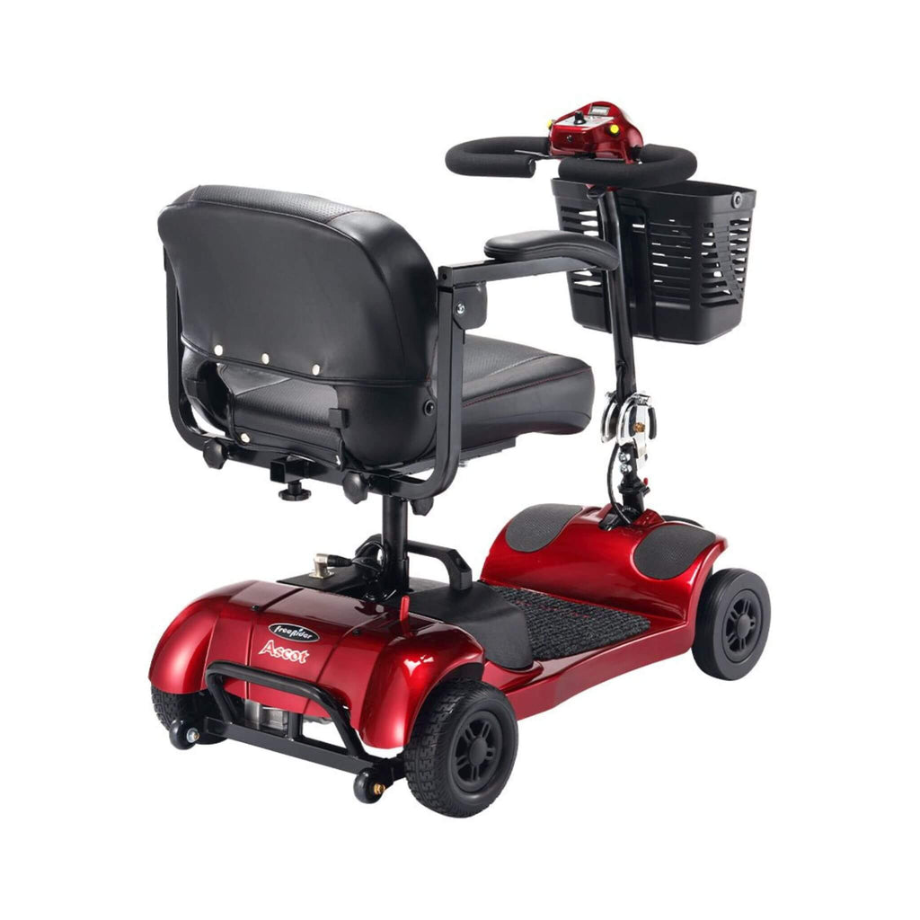 Freerider USA Ascot 4 Advanced Electric Lightweight 4-Wheel Mobility Scooter, 325LBS (SAK96832) - Saksby Wholesale - Back Side View