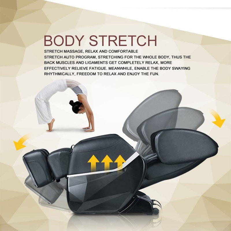 Full Body Electric Powered Shiatsu Zero Gravity Recliner Massage Chair W/ Heat (98204524) - SAKSBY.com -Zoom Parts View