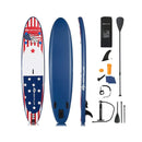 GoPlus 11FT Inflatable Stand Up Surfboard Paddle Board W/ Aluminum Paddle (SAK58739) - Saksby Wholesale - Product Inclusions