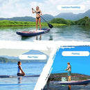 GOPLUS Inflatable Stand Up Paddle Board Surfboard W/ Aluminum Paddle, 11FT - SAKSBY.com - Stand Up Paddle Boards - SAKSBY.com