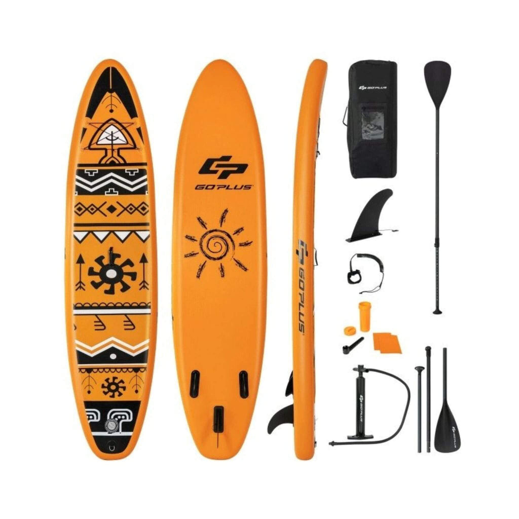 GoPlus Inflatable Stand Up Surfboard Paddle Board W/ SUP Aluminum Paddle, 10.5FT (SAK95162) - Saksby Wholesale - Product Inclusions