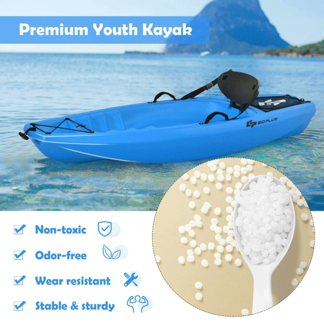 GOPLUS Premium Youth Sit On Top Kayak W/ Paddles & Folding Backrest, 6FT - SAKSBY.com - Kayaks - SAKSBY.com