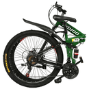 HAHOO 26" Folding All Terrain Mountain Cruiser Bike With Full Suspension - SAKSBY.com - Mountain Bicycles - SAKSBY.com