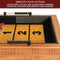 HATHAWAY DAULTON Premium White Oak Finish Shuffleboard Table With Accessories, 9FT (96375142) - SAKSBY.com - Poker & Game Tables - SAKSBY.com