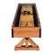 Hathaway Daulton Premium White Oak Finish Shuffleboard Table With Accessories, 9FT (SAK75143) - Saksby Wholesale - Side View