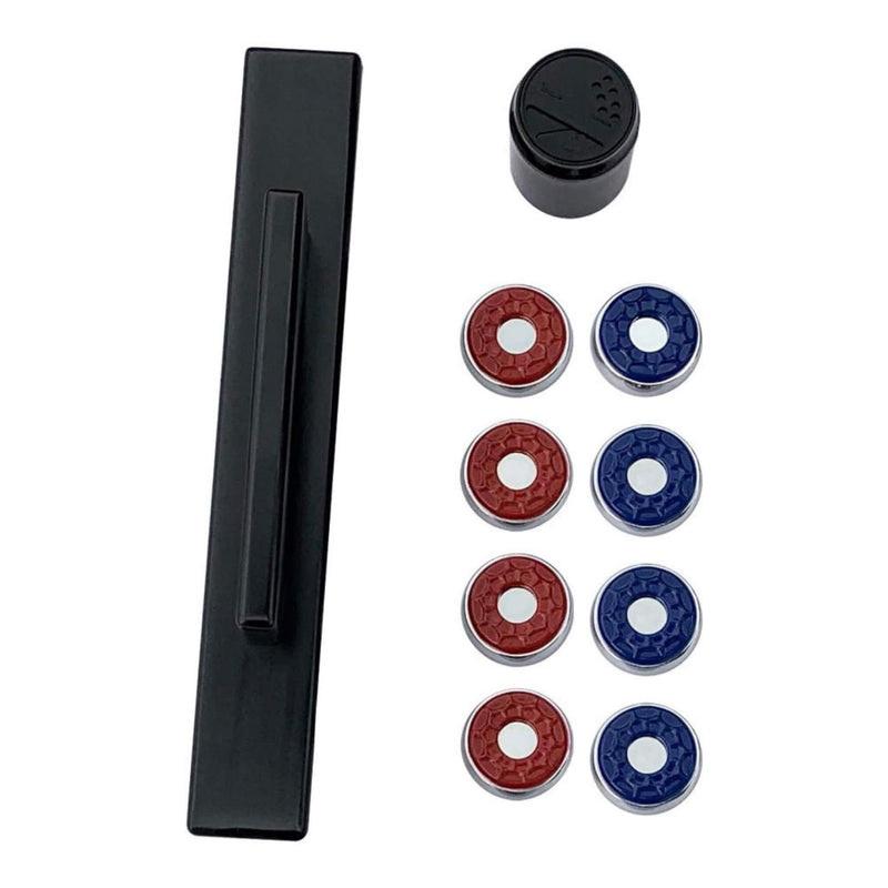 Hathaway Excalibur Rustic Shuffleboard Table With Leg Levelers, 9FT (SAK47512) - Saksby Wholesale - Accessories View
