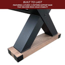 Hathaway Excalibur Rustic Shuffleboard Table With Leg Levelers, 9FT (SAK47512) - Saksby Wholesale - Table Foot Design View
