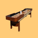 HATHAWAY MERLOT Walnut Shuffleboard Table With Accessories, 12FT (94615283) - SAKSBY.com - Poker & Game Tables - SAKSBY.com
