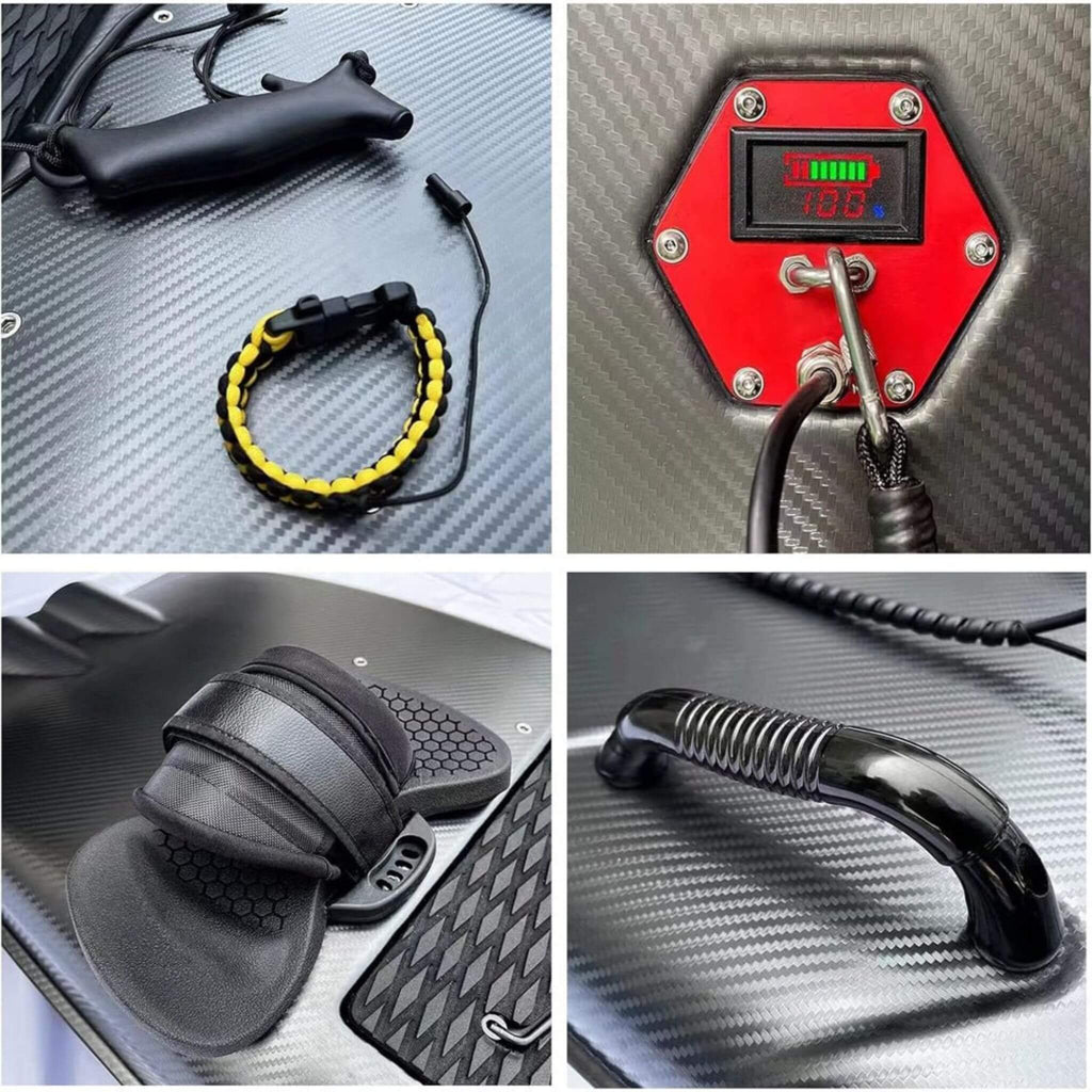 HDT High-Performance 10KW Electric Motorized ABS Water Jet Surfboard (SAK84917) - Saksby Wholesale - Focus Details View