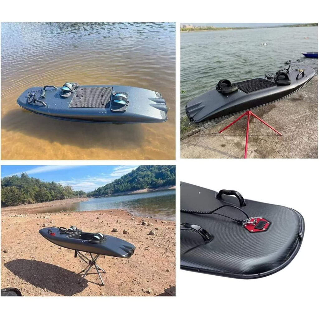 HDT High-Performance 10KW Electric Motorized ABS Water Jet Surfboard (SAK84917) - Saksby Wholesale - Lifestyle Image