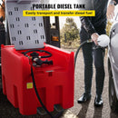 Heavy-Duty 116 Gal Portable Diesel Fuel Transfer Tank With Automatic Pump & Hose (SAK77594) - Saksby Wholesale - Portable Feature