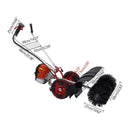 Heavy-Duty 2.5HP 2-Stroke 52CC 24-Inch Gas-Powered Walk-Behind Brush Sweeper Broom (SAK38624) - Saksby Wholesale - Dimensions View