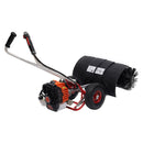 Heavy Duty 2.5HP 2-Stroke 52CC Gas-Powered Walk-Behind Brush Sweeper Broom, 24" (97138624) - SAKSBY.com - Power Sweepers - SAKSBY.com