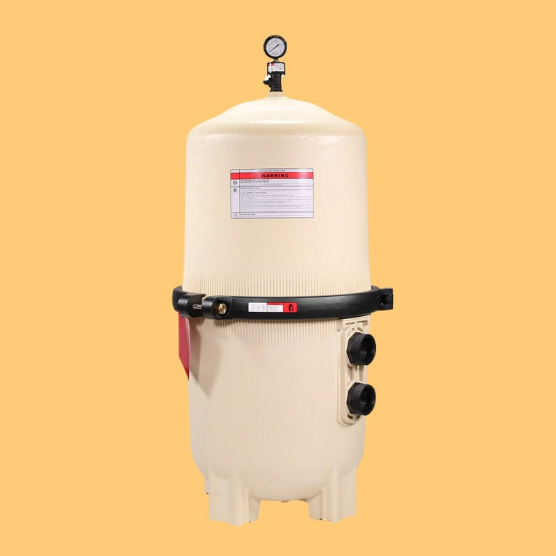 Heavy Duty 57,000 Gallon In-Ground Swimming Pool Filter Cartridge With Built-In Pressure Gauge, 62 SQF (SAK45092) - SAKSBY.com - Filter Cartridge - SAKSBY.com