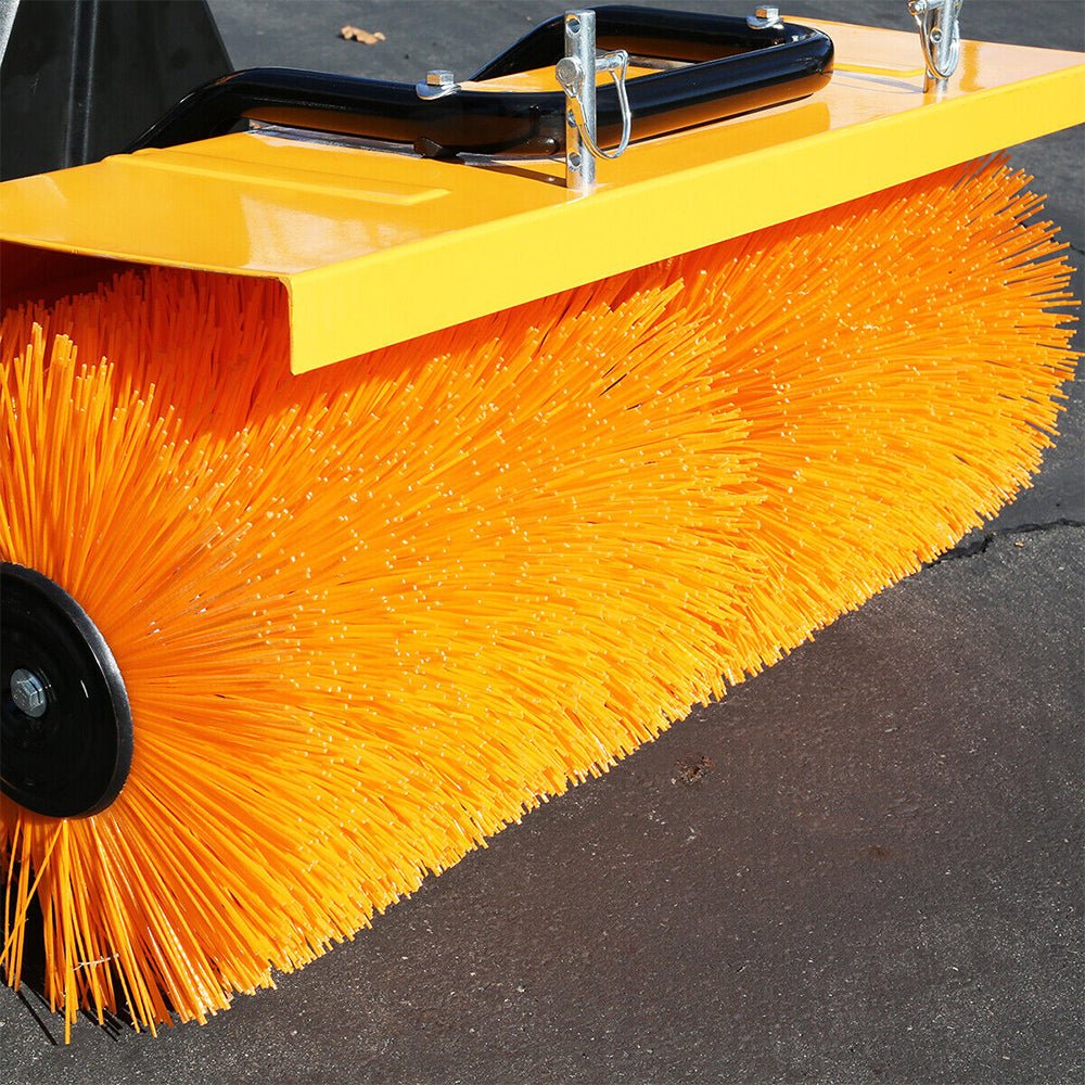 Heavy Duty 7.0HP Walk-Behind Gas-Powered Dirt Broom Sweeper, 31" (97182036) - SAKSBY.com - Power Sweepers - SAKSBY.com