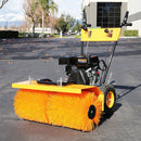 Heavy Duty 7.0HP Walk-Behind Gas-Powered Dirt Broom Sweeper, 31" (97182036) - SAKSBY.com - Power Sweepers - SAKSBY.com