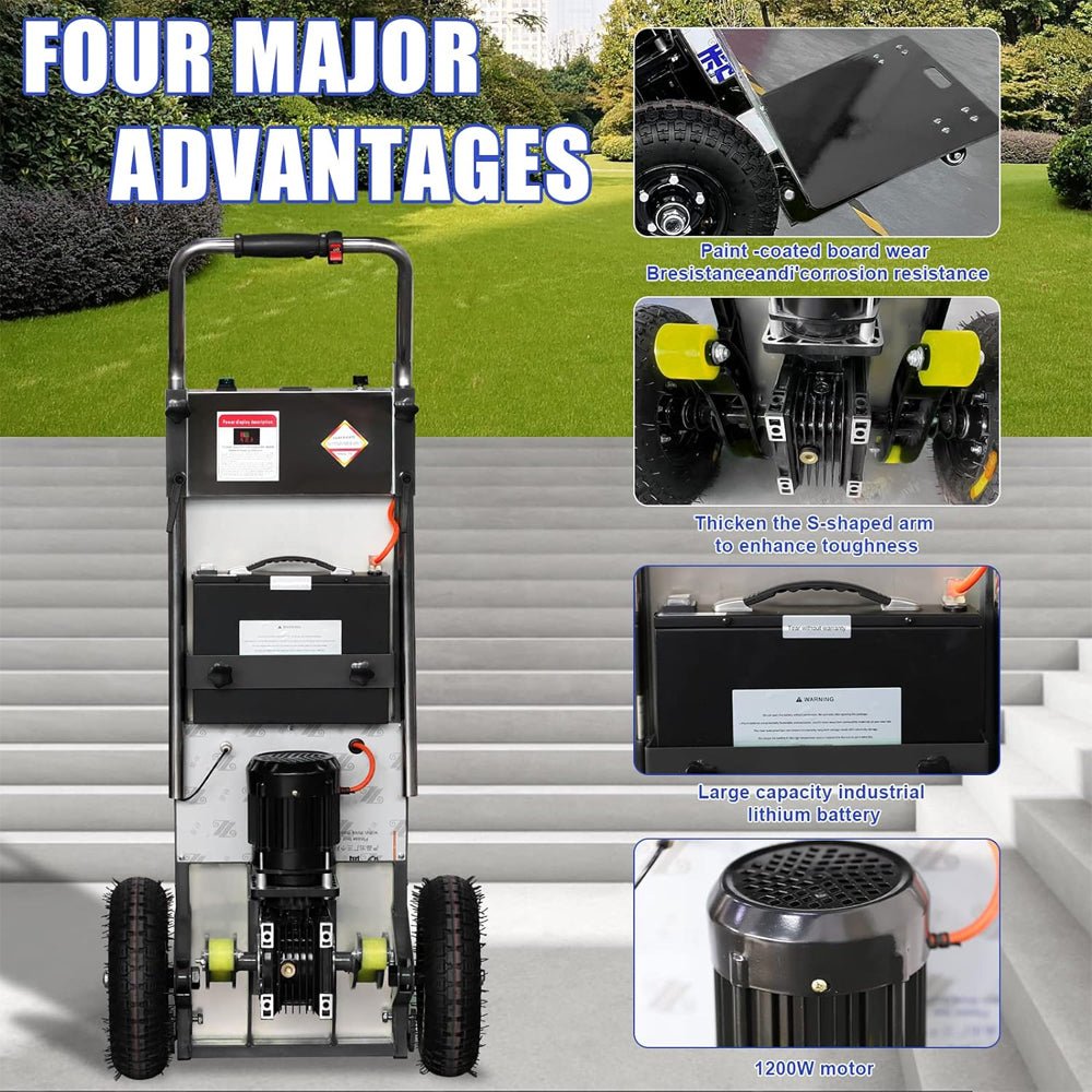 Heavy-Duty 880LBS Electric Motorized Stair Climbing Hand Truck Dolly (SAK72821) - Saksby Wholesale - Advantages