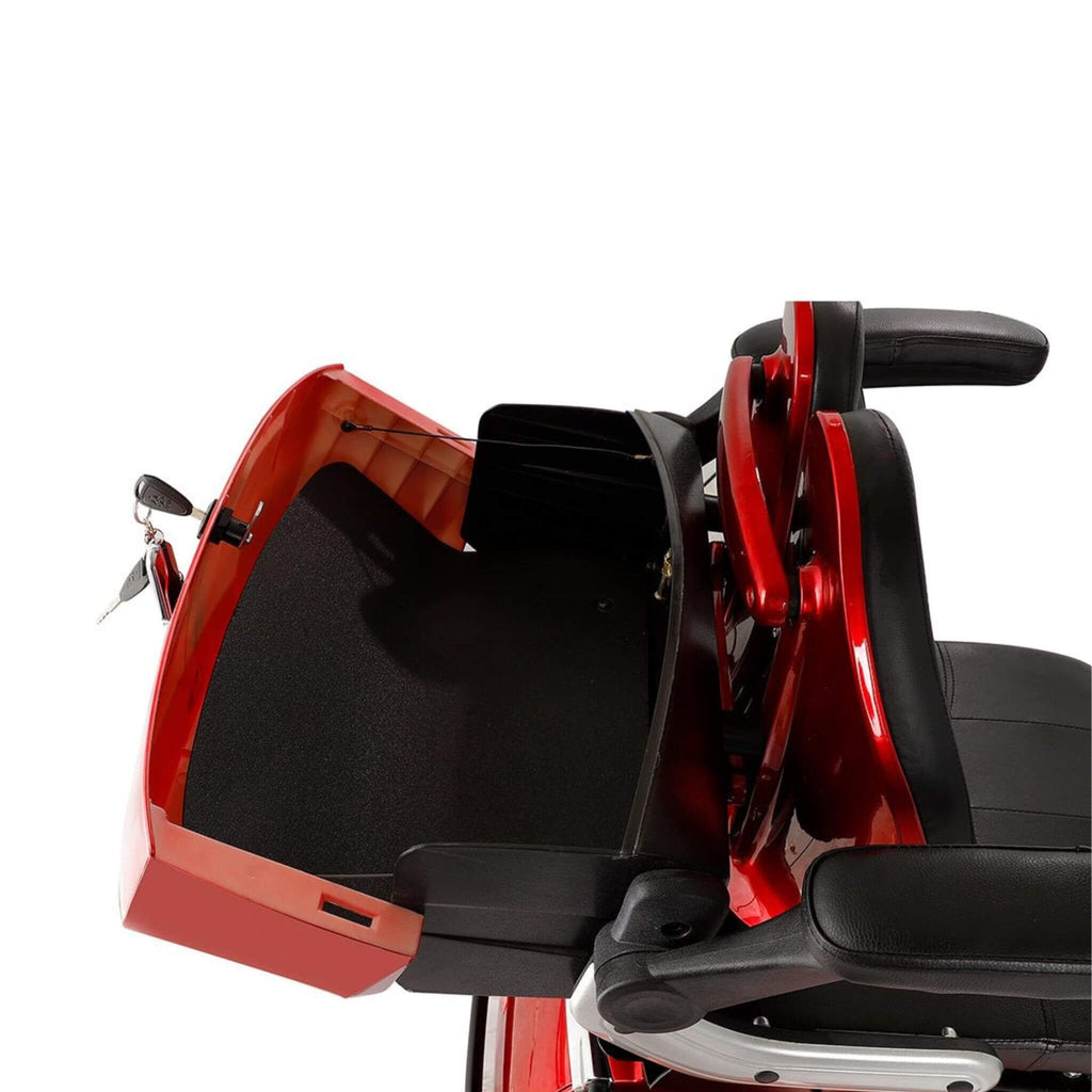Zvg Heavy-Duty All-Terrain Electric Powered Mobility Scooter For Seniors & Adults, 800W (SAK96314) - Saksby Wholesale - Compartment View