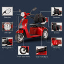 Zvg Heavy-Duty All-Terrain Electric Powered Mobility Scooter For Seniors & Adults, 800W (SAK96314) - Saksby Wholesale - Components Details