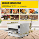 Heavy Duty Commercial Electric Portable Countertop Conveyor Pizza Oven, 14" (96124035) - SAKSBY.com - Demonstration View