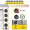 Heavy Duty Electric Indoor Commercial Countertop Double Deck Pizza Oven, 2000W (SAK36147) SAKSBY - Temperature Control View