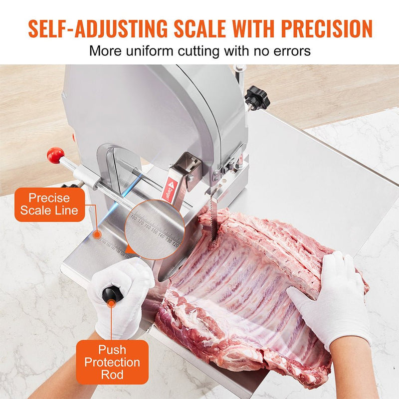 Heavy Duty Electric Stainless Steel Countertop Bone Cutting Machine, 1500W (92413758) - SAKSBY.com - Zoom Parts View