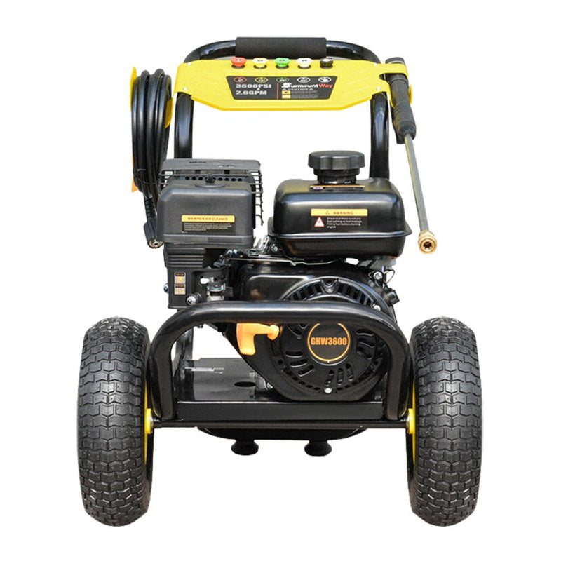 Heavy Duty High Pressure 4-Stroke 7HP Gas Power Washer, 3600 PSI 2.6 GPM (96751430) - SAKSBY.com - Pressure Washers - SAKSBY.com