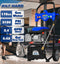 Heavy Duty High Pressure Gas Power Washer With 5 Nozzles, 3100 PSI 2.4 GPM (94761859) - Side View