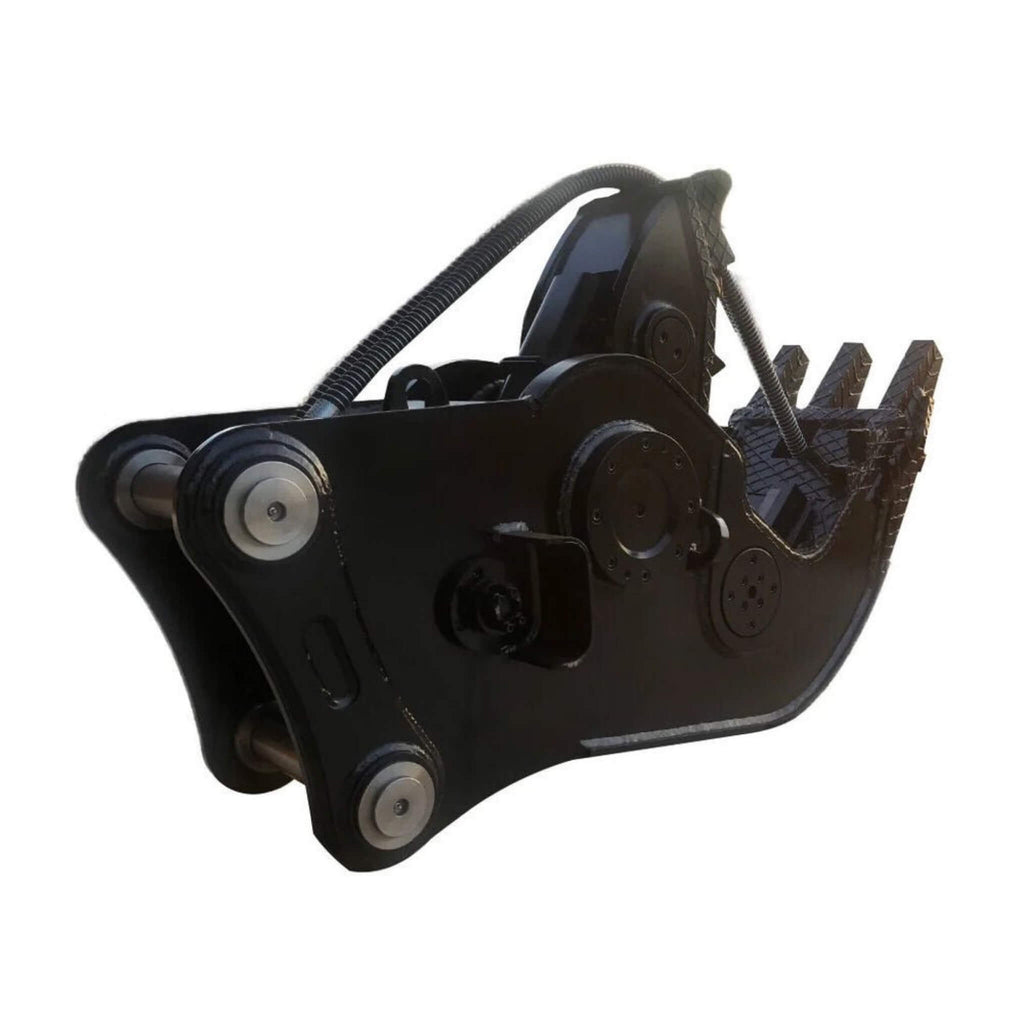 Heavy-Duty Hammer Hydraulic Excavator Concrete Pulverizer Processor, 18" (SAK87314) - Back Right View - Saksby Wholesale