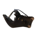 Heavy-Duty Hammer Hydraulic Excavator Concrete Pulverizer Processor, 18" (SAK87314) -  Left Side View - Saksby Wholesale