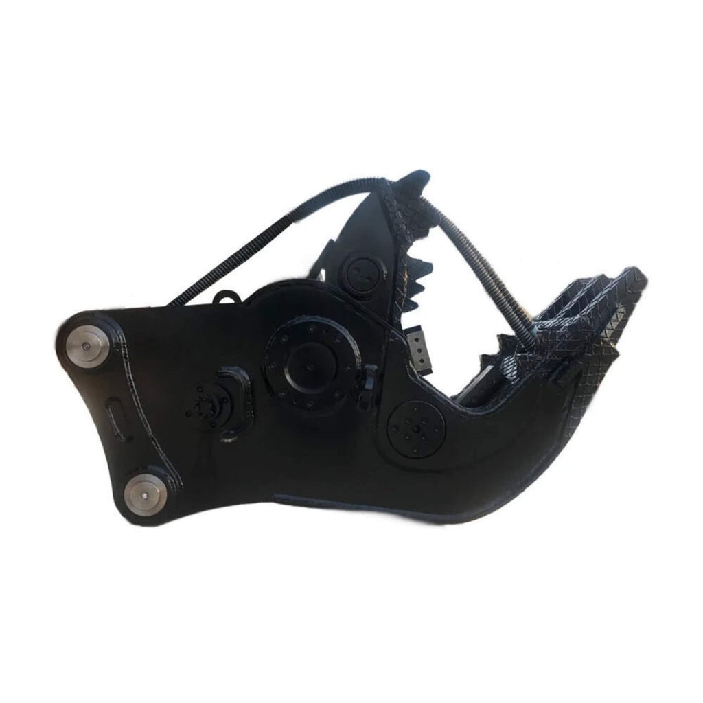 Heavy-Duty Hammer Hydraulic Excavator Concrete Pulverizer Processor, 18" (SAK87314) - Right Side View - Saksby Wholesale