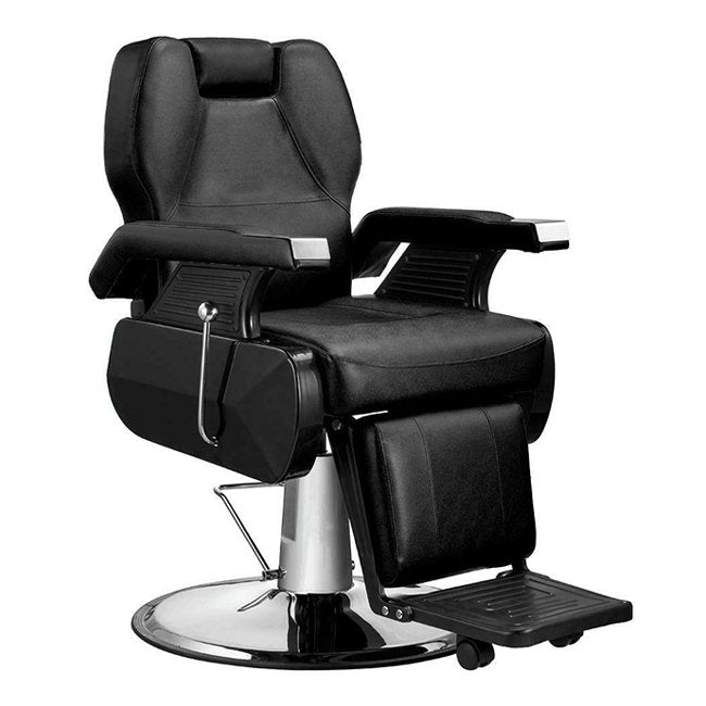 Heavy Duty Hydraulic Recline Barber Shop Chair, 440 LBS - SAKSBY.com - Salon Barber Chairs - SAKSBY.com