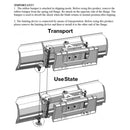 Heavy Duty Hydraulic Skid Steer Snow Plow Attachment, 84" (98273164) - SAKSBY.com - Snow Plows - SAKSBY.com
