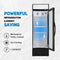 Heavy Duty Industrial Glass Door Beverage Merchandiser Refrigerator Cooler, 11 Cu.Ft (96804571) - Front View